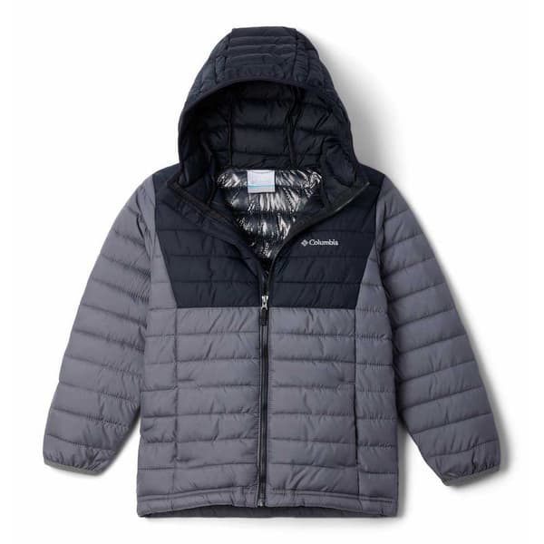 Columbia Powder Lite™ Ii Jakke Grå 4-5 Years Dreng