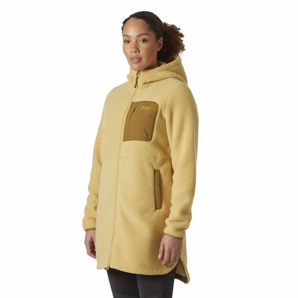 Helly Hansen Imperial Long Pile 2.0 Fleecejakke Med Fuld Lynlås Beige XL Kvinde
