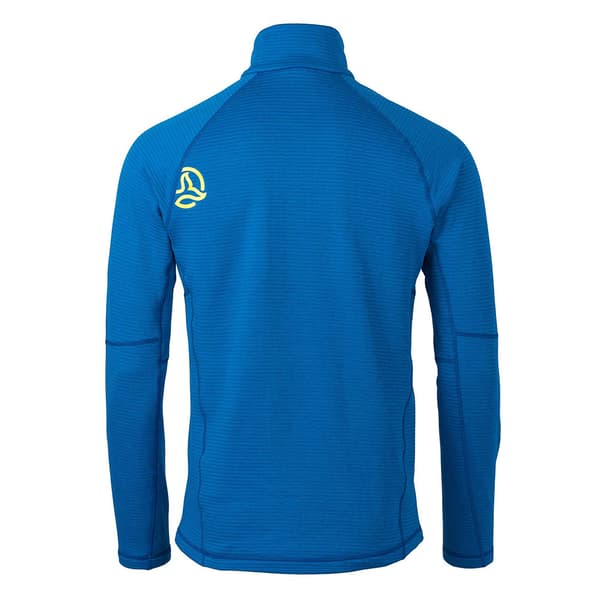 Ternua Momhill Fleece Med Halv Dragkedja Blå S Man