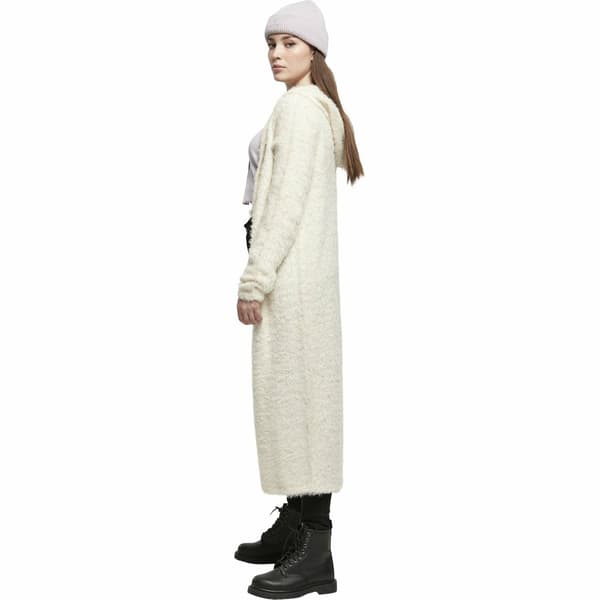 Urban Classics Hooded Feather-big Jakke Hvid 5XL Kvinde