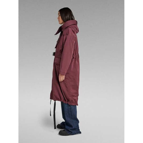 G-star Long Parka Lila S Kvinna