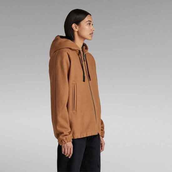 G-star Wool Jakke Brun S Kvinde