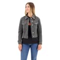 Miniatyrbild 1 av 4: Superdry St Tropez Workwear Jeansjacka Svart L Kvinna