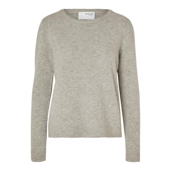 Selected Manila Cashmere Tröja Grå L Kvinna