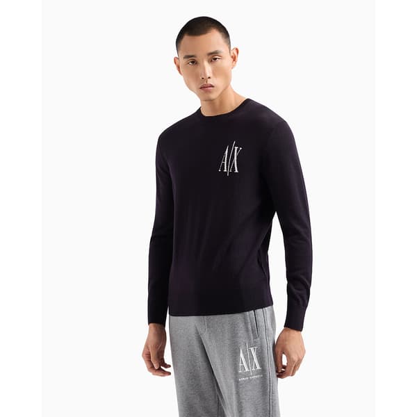 Armani Exchange 8nzm4r_zm8az Trøje Sort L Mand