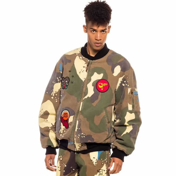Grimey Glorified Camo Bomber-takki Monivärinen XL Mies