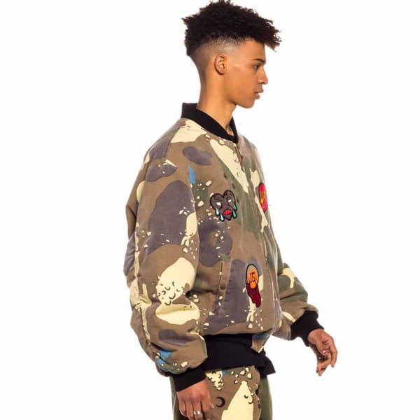 Grimey Glorified Camo Bomber-takki Monivärinen XL Mies
