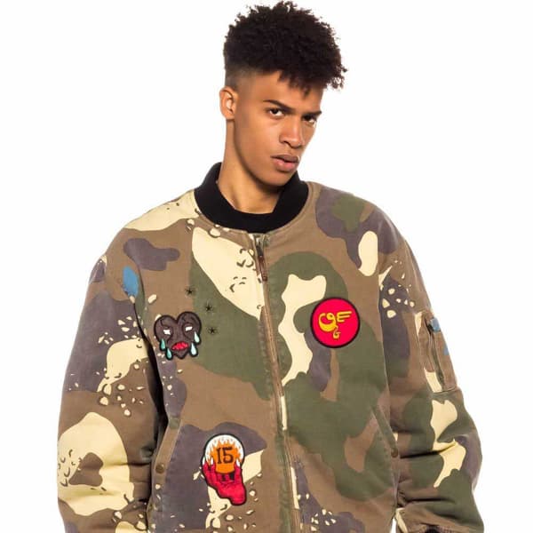 Grimey Glorified Camo Bomber-takki Monivärinen XL Mies