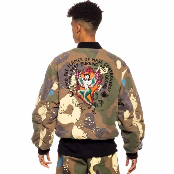 Grimey Glorified Camo Bomber-takki Monivärinen XL Mies