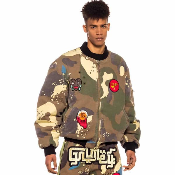 Grimey Glorified Camo Bomber-takki Monivärinen XL Mies