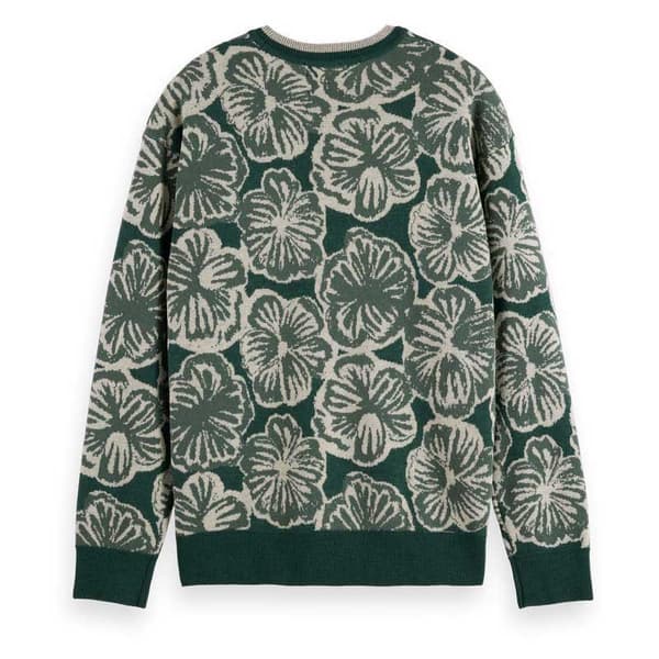 Scotch & Soda Jacquard Trøje Grøn XL Mand