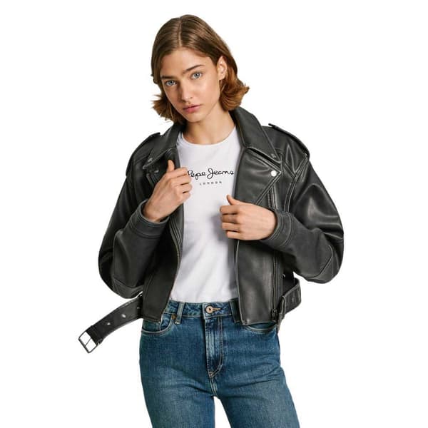 Pepe Jeans Amalia Jacka Svart S Kvinna