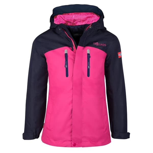 Trollkids Nusfjord Jakke Rosa 92 cm Dreng