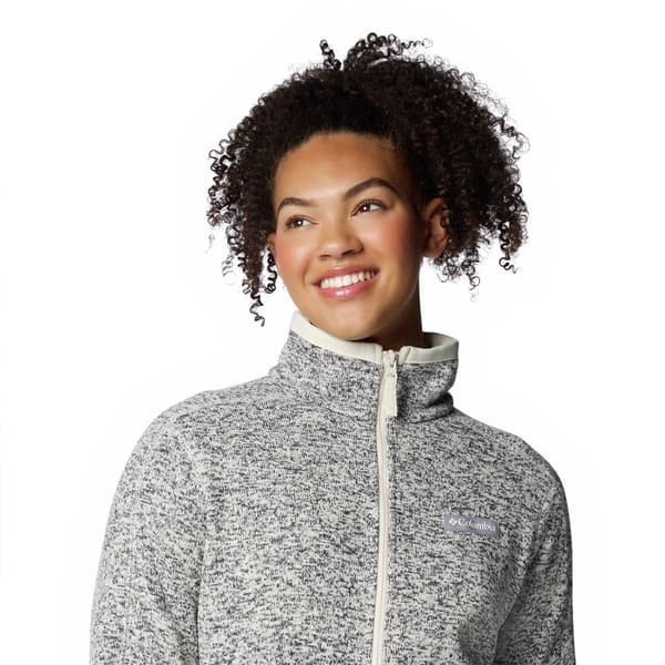 Columbia Sweater Weather™ Ii Fleecejakke Med Fuld Lynlås Grå XS Kvinde