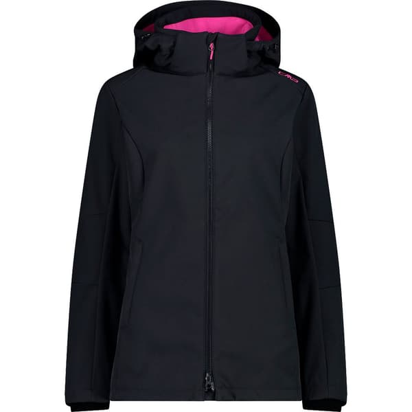 Cmp Long Fit 3a22226 Softshell-takki Musta 46 Nainen