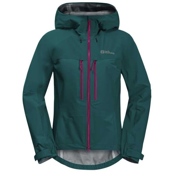 Jack Wolfskin Morobbia 3l Jakke Grøn S Kvinde