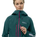 Miniatyrbillede 4 af 7: Jack Wolfskin Morobbia 3l Jakke Grøn S Kvinde