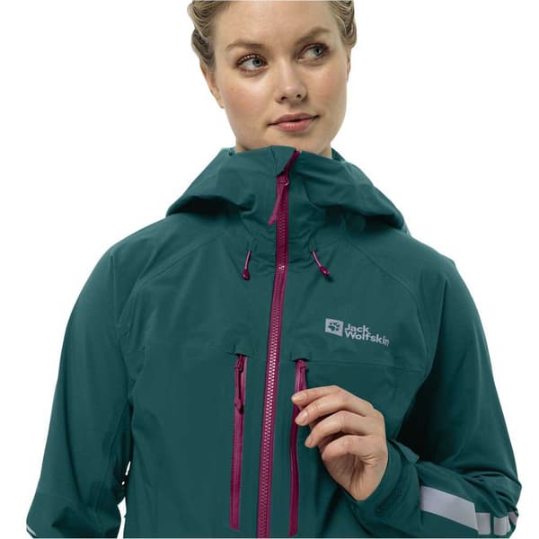 Jack Wolfskin Morobbia 3l Jakke Grøn S Kvinde