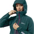 Miniatyrbillede 5 af 7: Jack Wolfskin Morobbia 3l Jakke Grøn S Kvinde