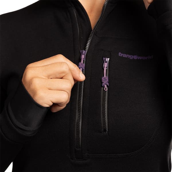 Trangoworld Trx2 Stretch Pro Fleece Sort XS Kvinde