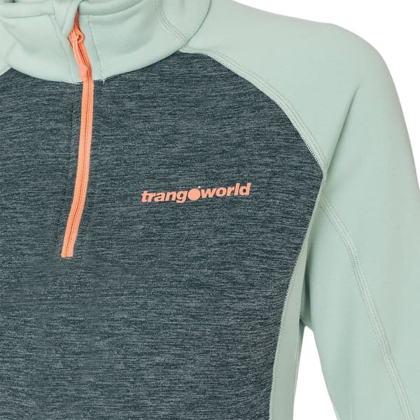 Trangoworld Palieres Puolivetoketjullinen Fleecetakki Vihreä L Nainen