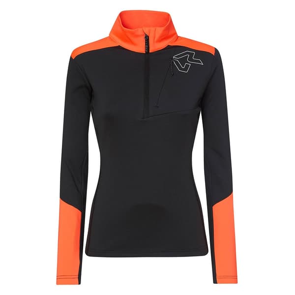 Rock Experience Ramp Fleece Med Halv Dragkedja Svart XS Kvinna