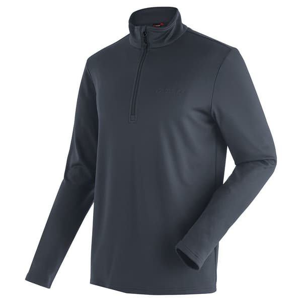 Maier Sports Felix Fleecejakke Med Halv Lynlås Grå 2XL / Regular Mand