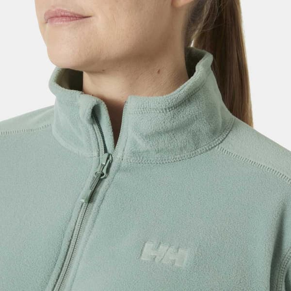 Helly Hansen Daybreaker Plus Fleecejakke Med Fuld Lynlås Grøn 3X Kvinde