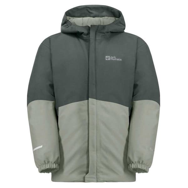 Jack Wolfskin Blocky Jacka Beige,Grå 116 cm Pojke