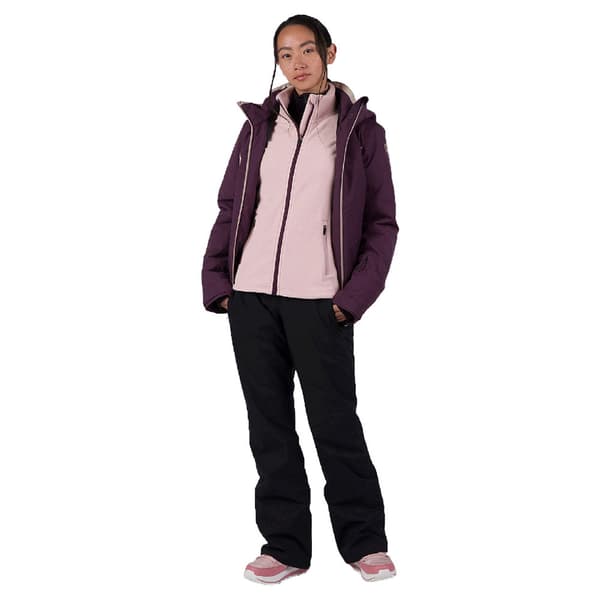 Rossignol Strawpile Fleecejacka Med Dragkedja Rosa M Kvinna