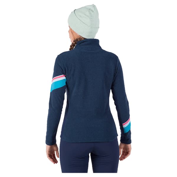 Rossignol Strawpile Fleece Med Halv Dragkedja Blå M Kvinna