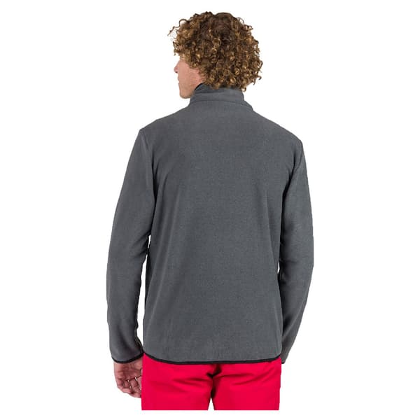 Rossignol Strawpile Fleece Med Halv Dragkedja Grå M Man