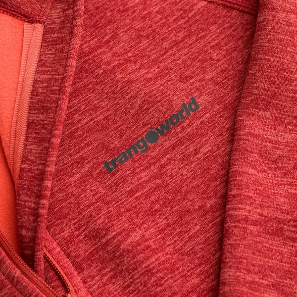 Trangoworld Nivi 11 Fleece Med Halv Dragkedja Röd L Kvinna
