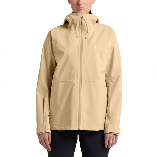 Haglofs Aria Proof Jacka Beige XL Kvinna