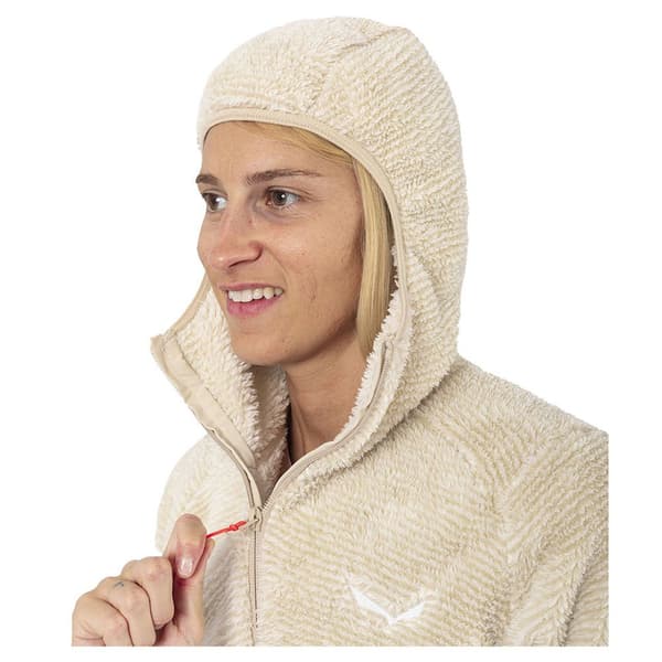 Salewa Tognazza Polarlite Fleecejakke Med Hætte Beige XL Kvinde