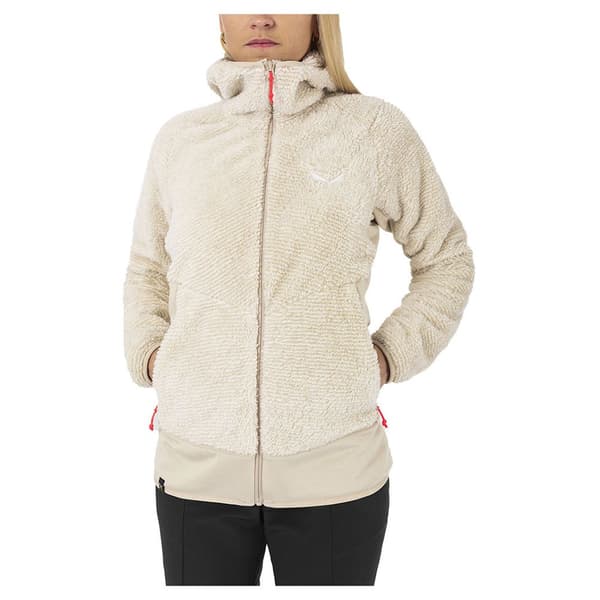 Salewa Tognazza Polarlite Fleecejakke Med Hætte Beige XL Kvinde