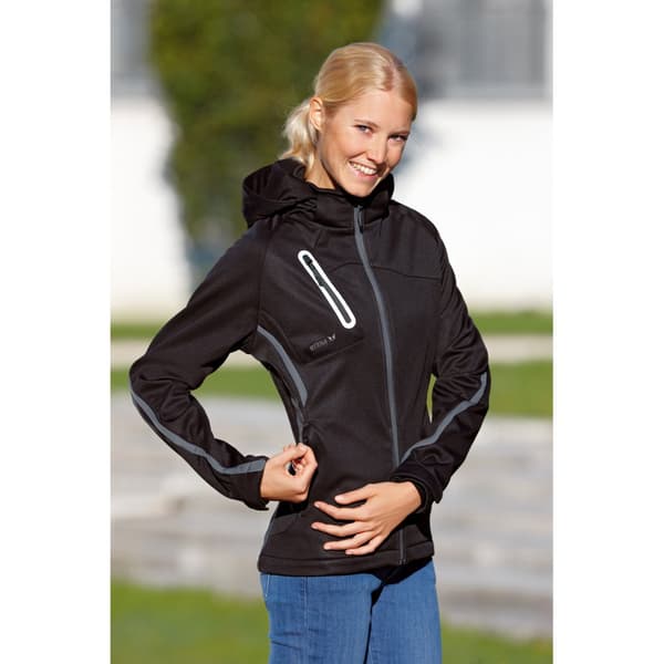 Erima Softshell Fonction Jakke Sort 40 Kvinde