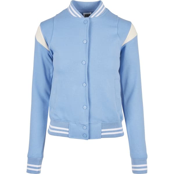 Urban Classics Inset College-big Jakke Blå 3XL Kvinde