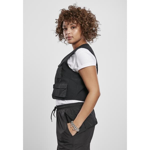 Urban Classics Short Tactical Big Jakke Sort 3XL Kvinde