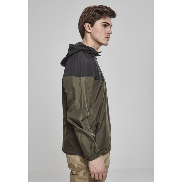Urban Classics 2-tone Windstopper Jakke Sort 2XL Mand