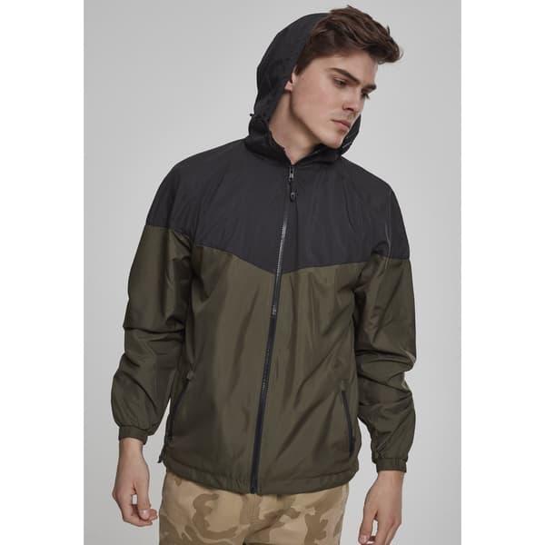 Urban Classics 2-tone Windstopper Jakke Sort 2XL Mand