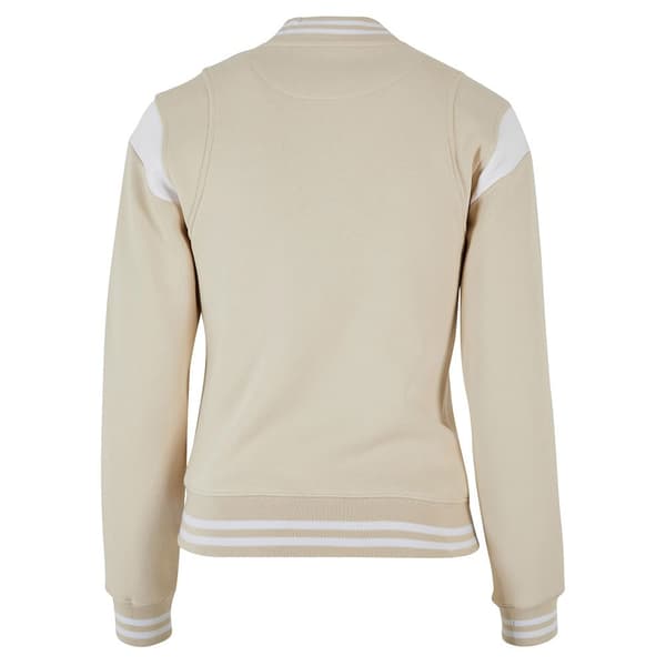 Urban Classics Inset College Jakke Beige 4XL Kvinde