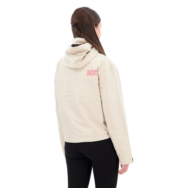Superdry W5011655a Jacka Beige S Kvinna