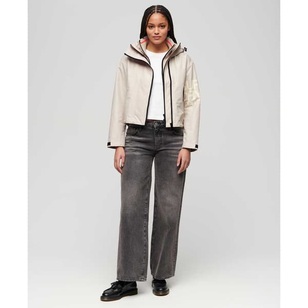 Superdry W5011655a Jacka Beige S Kvinna
