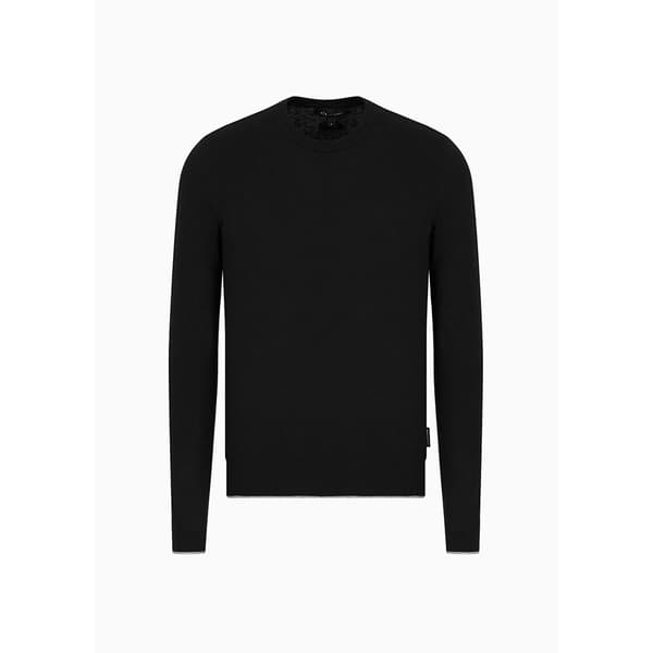 Armani Exchange 8nzm6a_zm1hz Trøje Sort S Mand