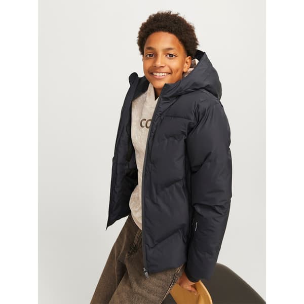 Jack & Jones Slay Heat Quilted Pufferjakke Sort 14 Years Dreng