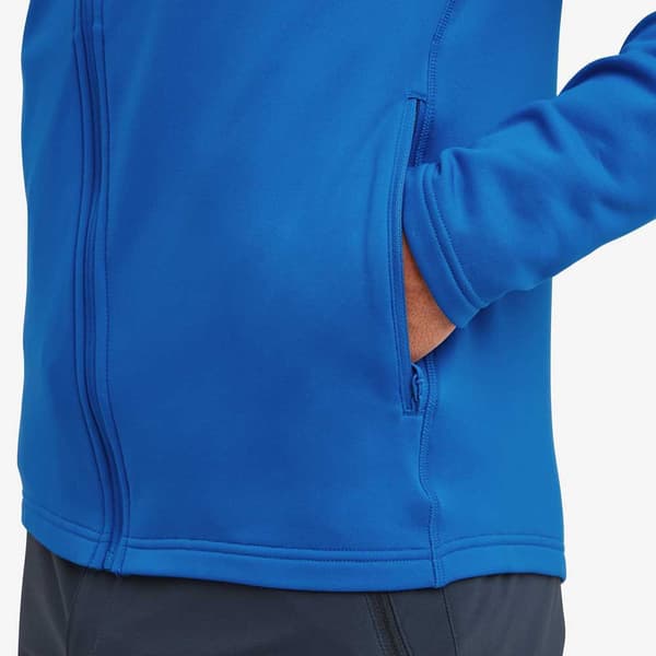 Montane Fury Lite Fleecejacka Med Dragkedja Blå S Man