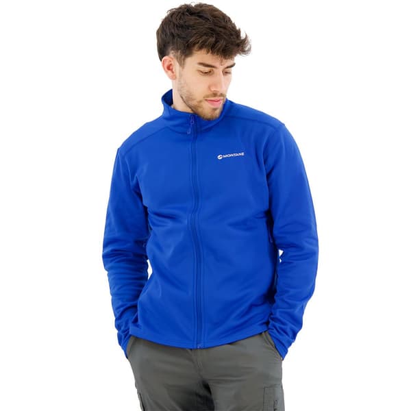 Montane Fury Lite Fleecejacka Med Dragkedja Blå S Man