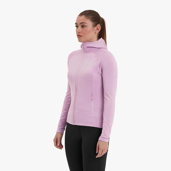 Montane Protium Lite Fleecejakke Med Hætte Rosa XL Kvinde
