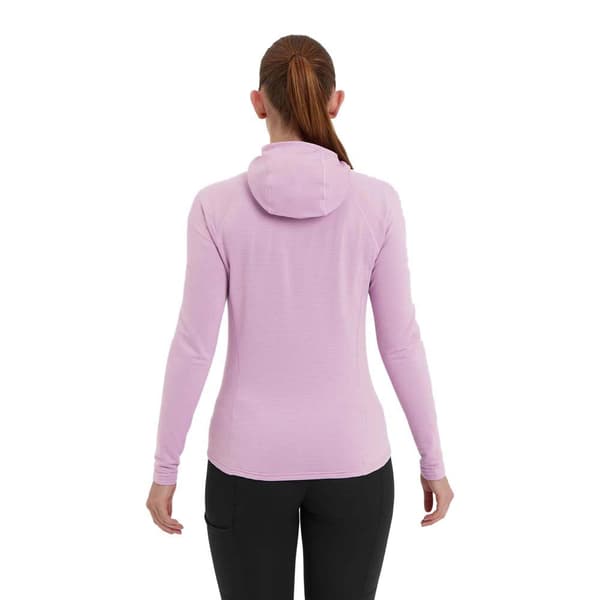 Montane Protium Lite Fleecejakke Med Hætte Rosa XL Kvinde